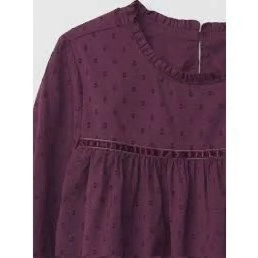 NEW Gap Kids Girls XS (4/5) Swiss Dot Top